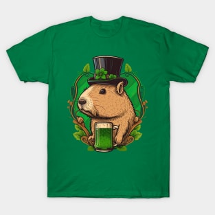 Capybara St. Patrick's Day T-Shirt